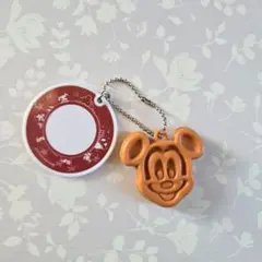 ディズニーリゾート ミッキーワッフル キーチェーン