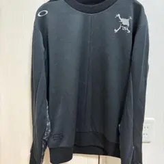 OAKLEY ゴルフウェア　スポーツ　ブラック　長袖　メンズ　M スカルプドクロ