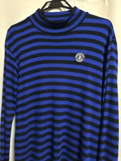 新品 ジャックバニー 長袖モックネック ボーダー ブルー Lサイズ（5） 2025年最新】ジャックバニー モックネックの人気アイテム - メルカリ