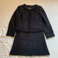 フラジール FRAGILE ツイード ジャケット スカート　セットアップ　38