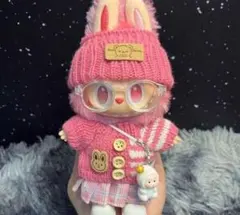 新品未使用　ラブブぬいぐるみ着17cm 　ぬい服　着せ替え服　6点セット