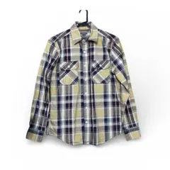 【Eddie Bauer】チェック　カジュアルシャツ　アメカジ　S 当時物