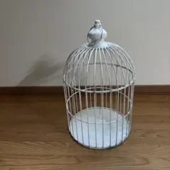 ホワイト バードケージ インテリア小物