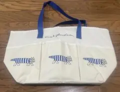 最終価格　リサ・ラーソン ストライプ猫　トートバッグ　ブルー　新品・未使用品