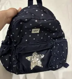 GAP Kids ネイビー ドット柄 リュックのサムネイル
