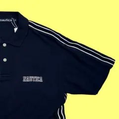 90s OLD NAUTICA 半袖 ポロシャツ M-L