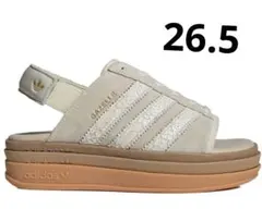 adidasガゼルボールドサンダルW 24.5 重盛さと美着用 - メルカリ