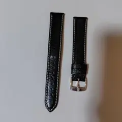 ETERNA エテルナ 時計ベルト 18mm ブラック バファローレザー