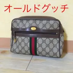 old GUCCI オールドグッチ シェリーライン アクセコ クラッチバッグ