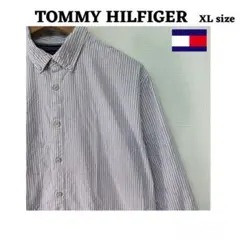 TOMMY HILFIGER ＸＬサイズ トミー ストライプシャツ