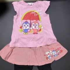 ドキンちゃん&コキンちゃん　Tシャツ 95 &スカートセット90