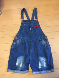 可愛いオーバーオール サロペット デニム