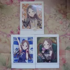 学園アイドルマスター　ぱしゃこれ第3弾　箔押し　ノーマル　倉本千奈3枚セット