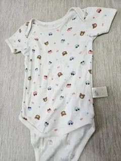 HOT BISCUITS　ベビー肌着 くまと車柄