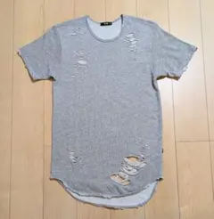 XL 良品 EPTM エピトミ Thrasher ダメージTシャツ グレー 灰のサムネイル