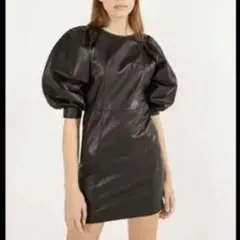 【お値下げ】ベルシュカ　レザーワンピース