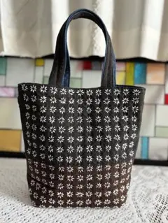 花柄刺繍トートバッグ
