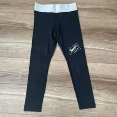 NIKE XS 130 ブラック AIRロゴ レギンス　ガール