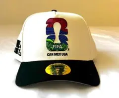 FIFA ワールドカップ2026公式キャップ ブラック×ゴールド スナップ