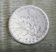 フランス 1フラン硬貨 6枚セットのサムネイル
