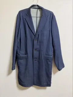 ikka/ネイビー チェスターコート 長袖のサムネイル
