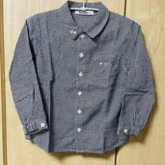 familiar チェック柄 長袖シャツ 110