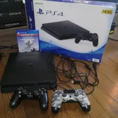 PS4本体 ジェットブラック　CUH-2200B HDD 1TB ソフト付き