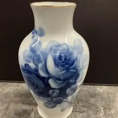 OKURA (オクラ) 大倉陶園 ブルーローズ 花瓶 陶器のサムネイル