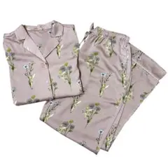 【美品】UNIQLO パジャマ サテン Disneyティンカーベル サイズ M