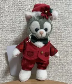 ジェラトーニ　ぬいぐるみバッジ　クリスマス 2024 ディズニーシー　タグ付き