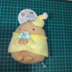 すみっコぐらし ボールチェーン付きぬいぐるみ　とんかつ　タグ付き
