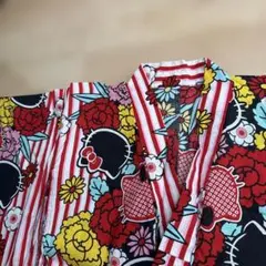 女の子浴衣　ハローキティ　派手