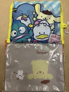 終売品❣️エコバッグ ポーチ セット‼️ポムポムプリン タキシードサム ハンギョドン
