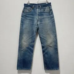【鬼ヒゲ】 80's Levi's 501xx ハチマル 内股シングル W32