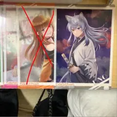 カラフルピーチクリアカード×7