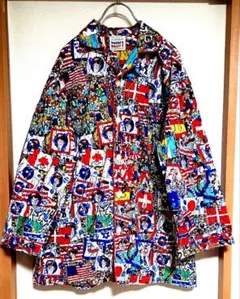 激レア 1992年製　ウォーリーをさがせ! 総柄　パジャマ　シャツ 日本製