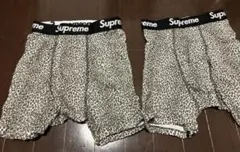 Supreme ヒョウ柄 ボクサーパンツ 2枚セット　レオパード　Sサイズ