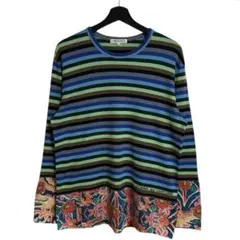 08y COMME des GARÇONS ボーダー切り替えカットソー 名作