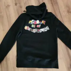 【使用1回の美品】HUF ハフバックプリントパーカー　サイズS