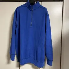 TRADEMARK ハーフジップスウェット　古着　裏起毛