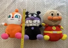 アンパンマン ぬいぐるみ おもちゃ 3体 もちもち ベビー キッズ