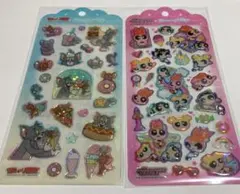 ドロップジェリーシール　パワーパフガールズ トムとジェリー 2点セット　未開封