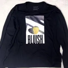 BAYFLOW グラフィックプリント 長袖Tシャツ ブラック りんご 黒 ロンTのサムネイル