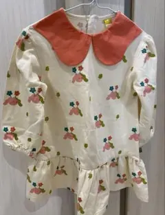 モイモルン　襟付き長袖ワンピース　110