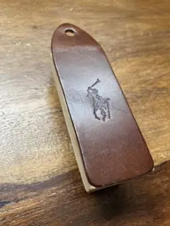 POLO RALPH LAUREN ラルフローレン レザー ブラシ ブラウン