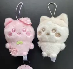 ちいかわ　ぬいぱれっと〜さくらいろ〜・〜ミルクいろ〜マスコット　ハチワレ