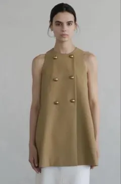 CLANE DOUBLE BUTTON FLARE TOPS