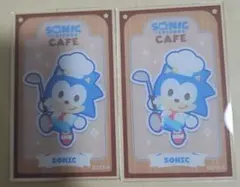 SONIC FRIENDS CAFE クリアカード ソニック 2セット