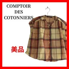 COMPTOIR DES COTONNIERS チェックブラウス B1875のサムネイル