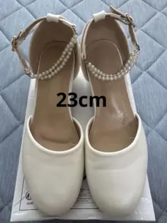 ホワイトフォーマルシューズ 23cm